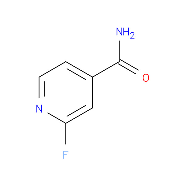 4-Pyridinecarboxamide,2-fluoro- 化学構造式