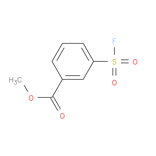 Methyl 3-(fluorosulfonyl)benzoate 化学構造式