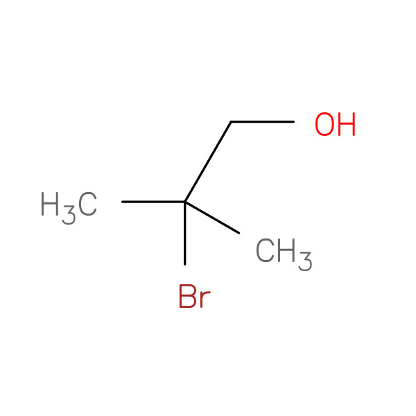 2-Bromo-2-methyl-1-propanol 化学構造式