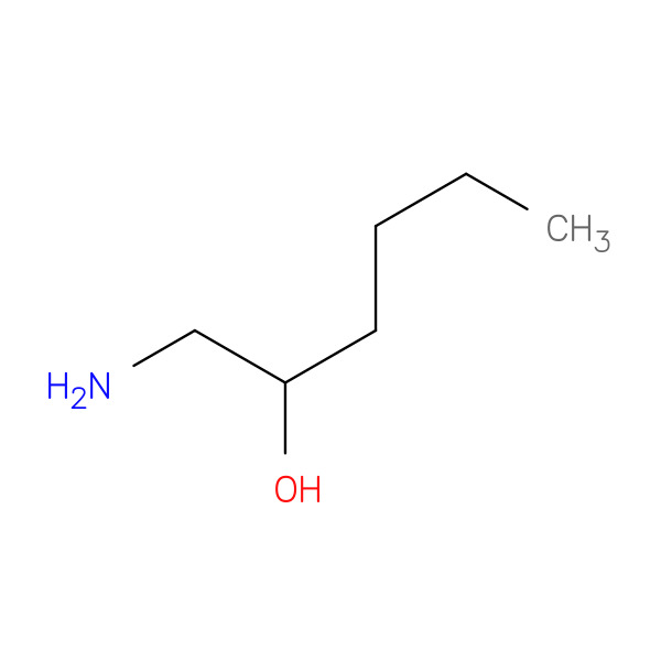 1-AMINOHEXAN-2-OL 化学構造式