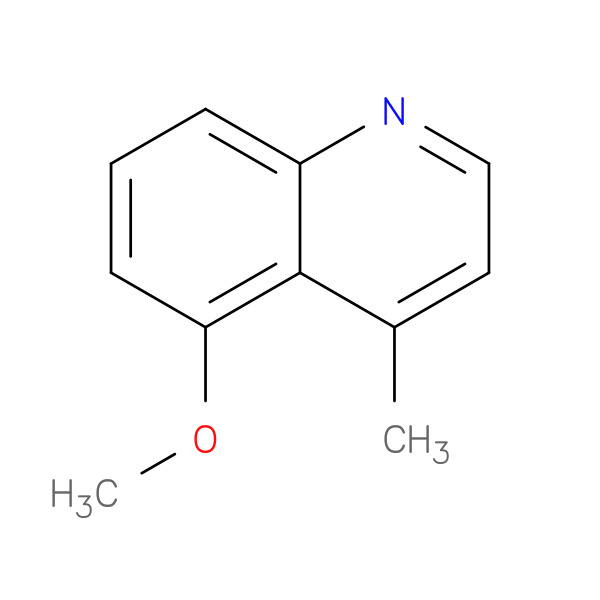 5-METHOXY-4-METHYLQUINOLINE 化学構造式