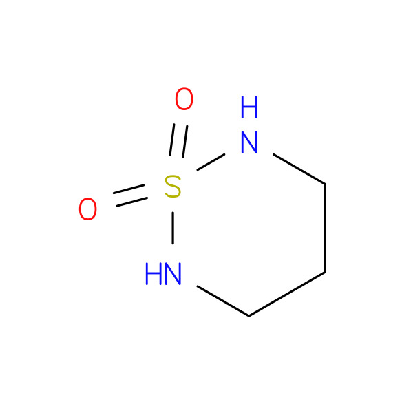 1lambda6,2,6-thiadiazinane-1,1-dione 化学構造式