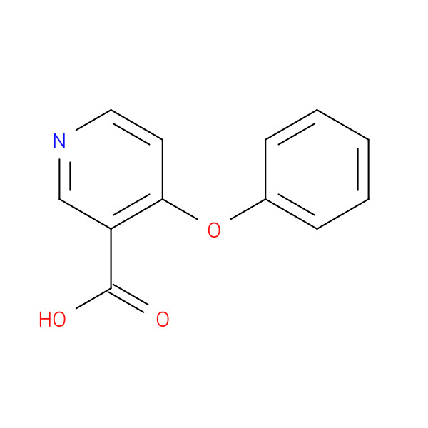 4-PHENOXYPYRIDINE-3-CARBOXYLIC ACID 化学構造式
