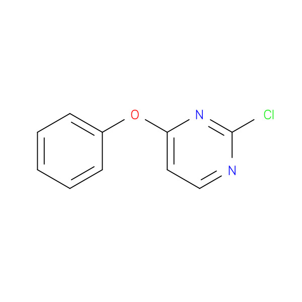 2-CHLORO-4-PHENOXYPYRIMIDINE 化学構造式