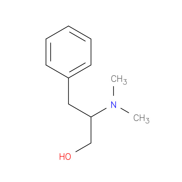 Benzenepropanol, β-(dimethylamino)- 化学構造式