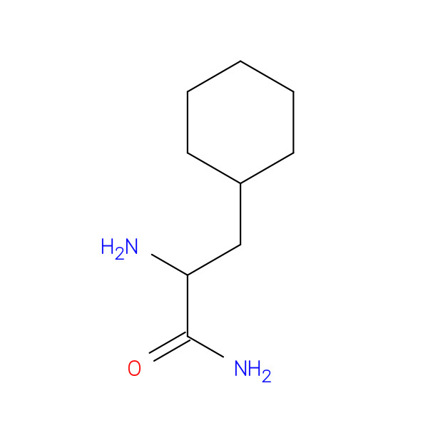 2-amino-3-cyclohexylpropanamide 化学構造式