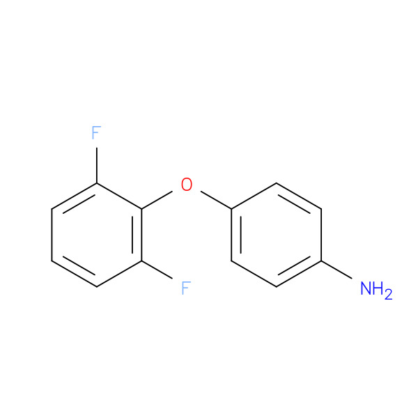4-(2,6-Difluorophenoxy)aniline 化学構造式