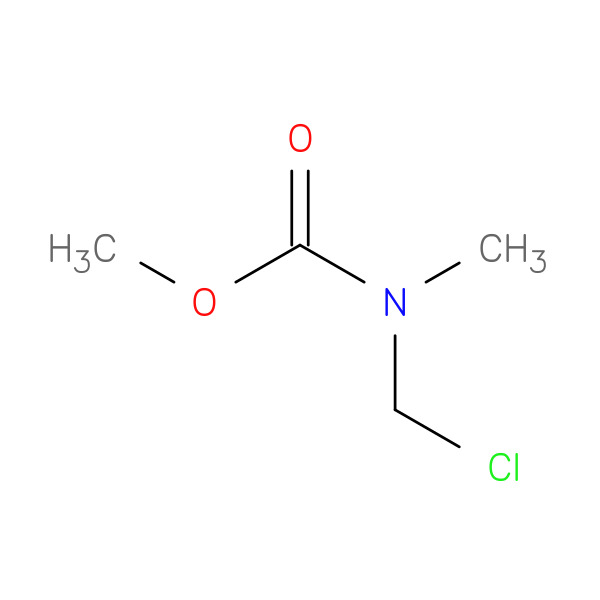 METHYL N-(CHLOROMETHYL)-N-METHYLCARBAMATE 化学構造式