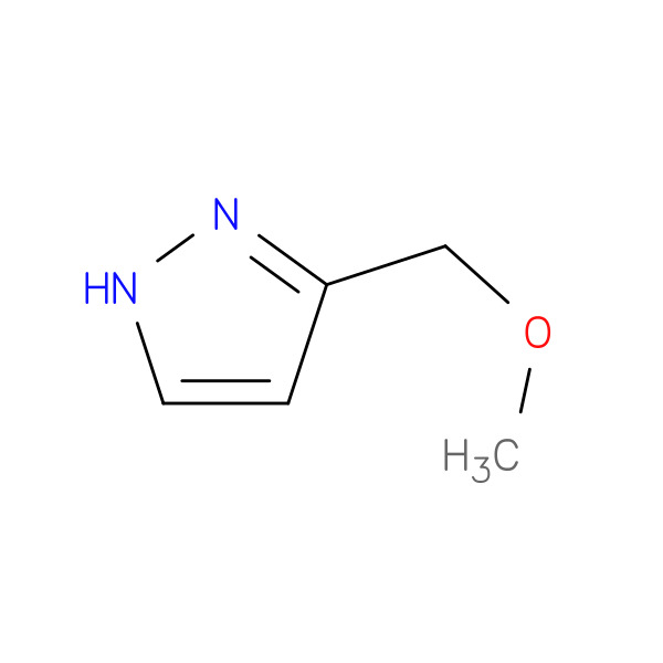 3-(Methoxymethyl)-1H-pyrazole 化学構造式