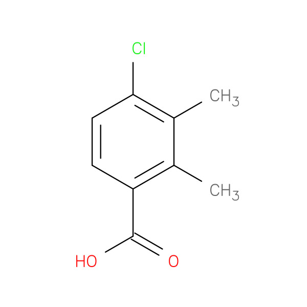 4-Chloro-2,3-dimethylbenzoicacid 化学構造式