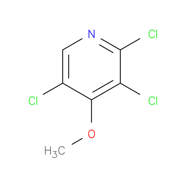 2,3,5-Trichloro-4-methoxypyridine 化学構造式
