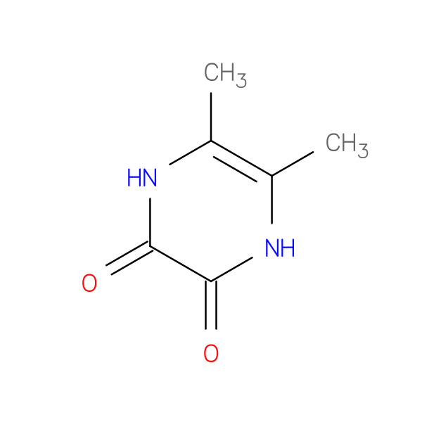 5,6-DiMethylpyrazine-2,3(1H,4H)-dione 化学構造式