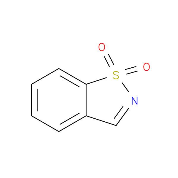 Benzo[d]isothiazole 1,1-dioxide 化学構造式