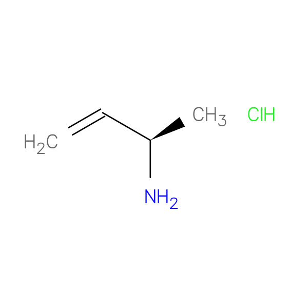 (R)-2-AMINO-3-BUTENE HCL 化学構造式