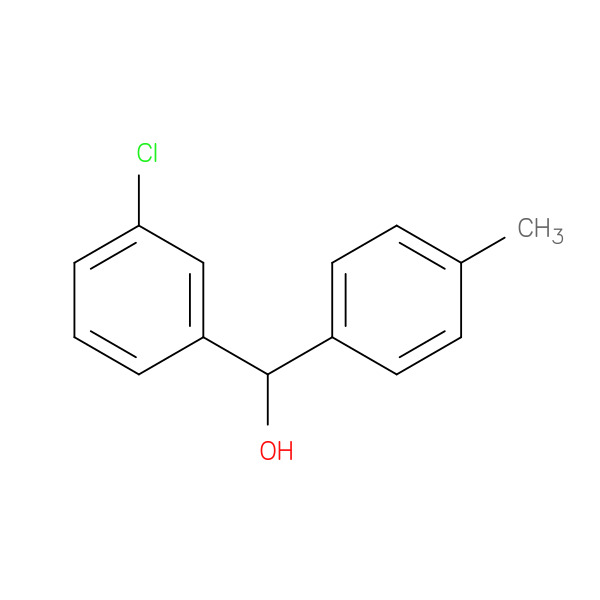 3-Chloro-4'-methylbenzhydrol 化学構造式