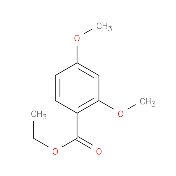 Ethyl 2,4-dimethoxybenzoate 化学構造式