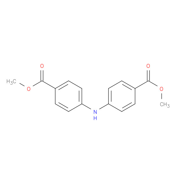 Dimethyl 4,4’-Azanediyldibenzoate 化学構造式