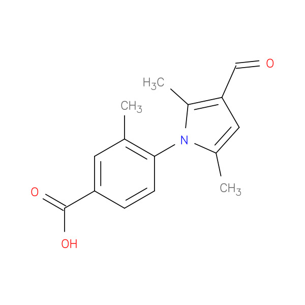 4-(3-Formyl-2 化学構造式