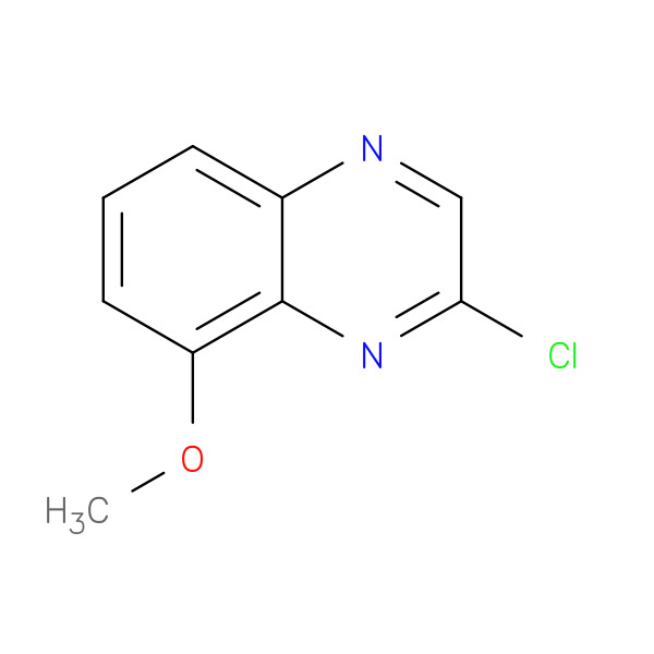 2-CHLORO-8-METHOXYQUINOXALINE 化学構造式