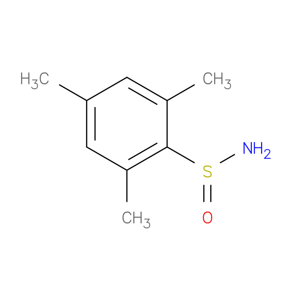 Benzenesulfinamide, 2,4,6-trimethyl- 化学構造式