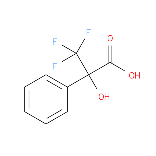 3,3,3-trifluoro-2-hydroxy-2-phenylpropanoicacid 化学構造式