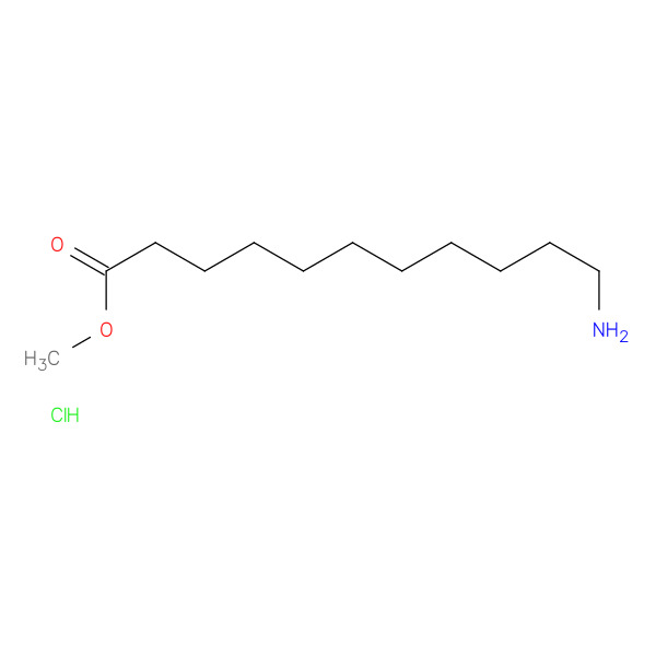 Methyl 11-aminoundecanoate hydrochloride 化学構造式