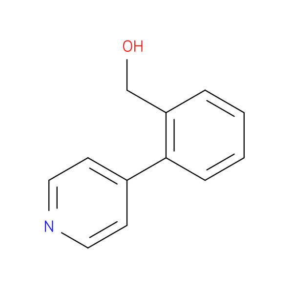 Benzenemethanol, 2-(4-pyridinyl)- 化学構造式