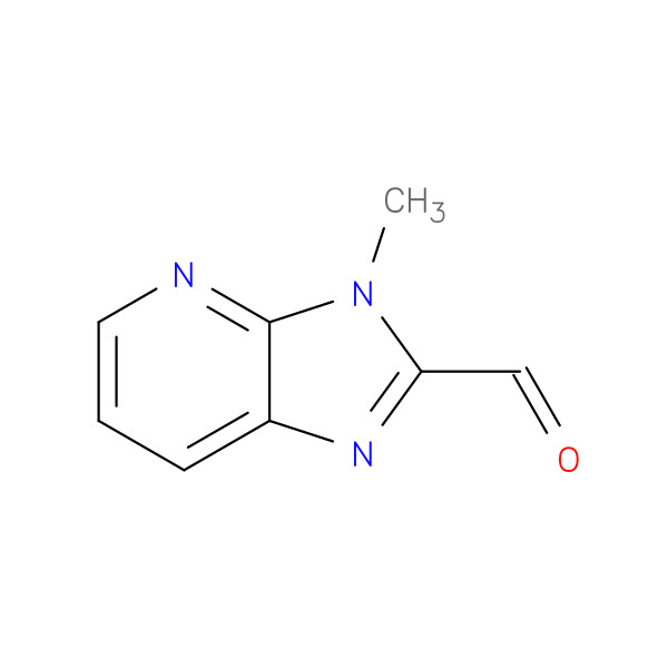 3H-Imidazo[4,5-b]pyridine-2-carboxaldehyde, 3-methyl- 化学構造式