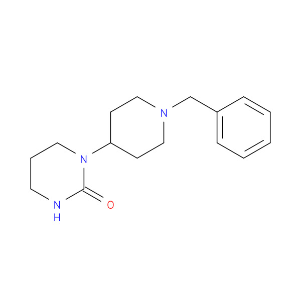 2(1H)-Pyrimidinone,tetrahydro-1-[1-(phenylmethyl)-4-piperidinyl]- 化学構造式