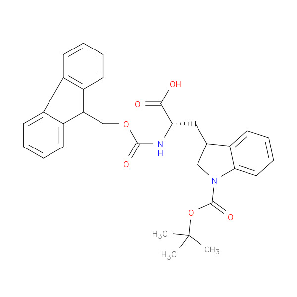 Fmoc-L-Dht(Boc)-OH 化学構造式