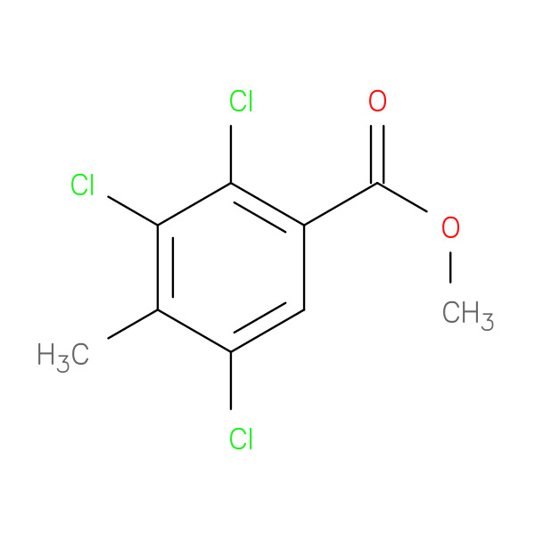 Methyl2,3,5-trichloro-4-methylbenzoate 化学構造式