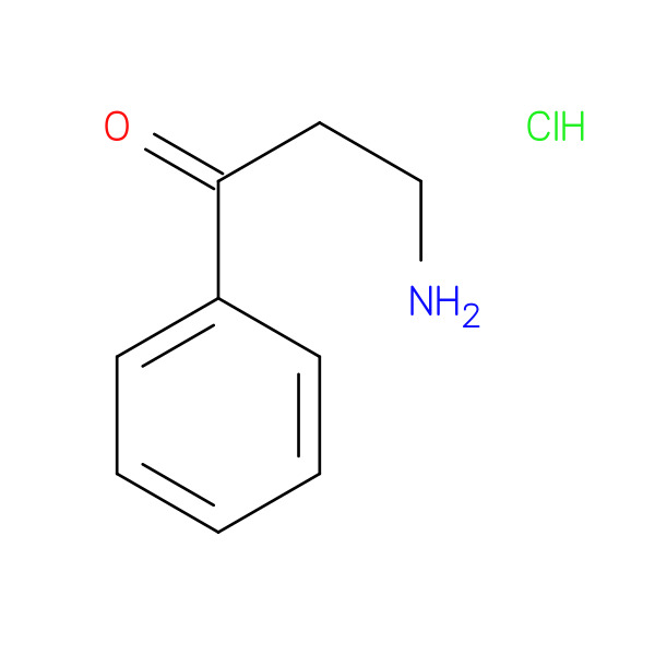 3-Amino-1-phenyl-1-propanoneHydrochloride 化学構造式