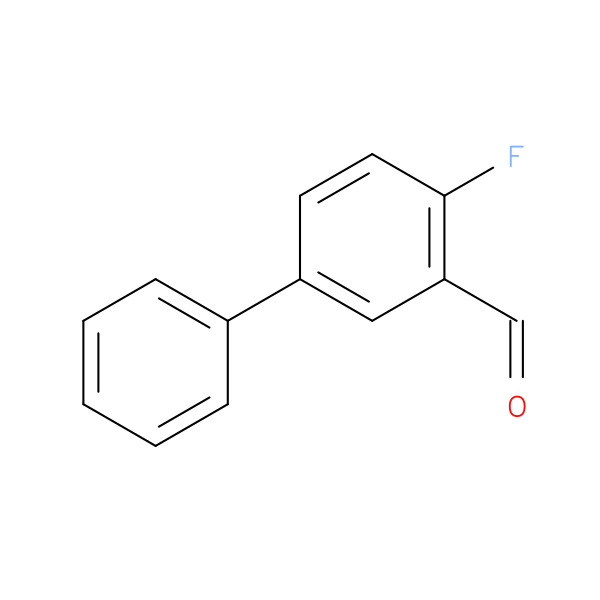 2-Fluoro-5-phenylbenzaldehyde 化学構造式