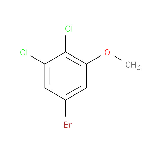Benzene, 5-bromo-1,2-dichloro-3-methoxy- 化学構造式