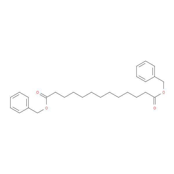 Tridecanedioic acid, 1,13-bis(phenylmethyl) ester 化学構造式