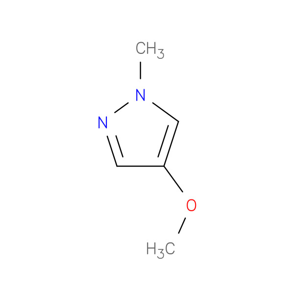 1H-Pyrazole, 4-methoxy-1-methyl- 化学構造式