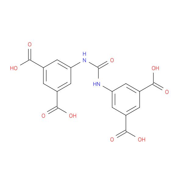 5,5'-(Carbonylbis(azanediyl))diisophthalic acid 化学構造式