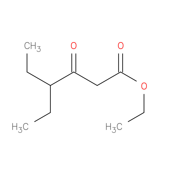 Ethyl 4-ethyl-3-oxohexanoate 化学構造式