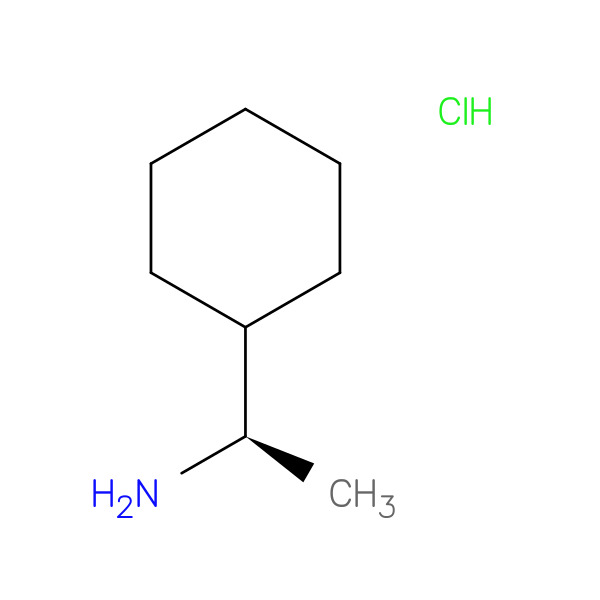 (R)-1-Cyclohexylethanamine hydrochloride 化学構造式