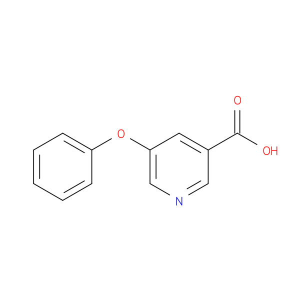 5-Phenoxypyridine-3-carboxylicacid 化学構造式