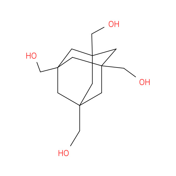Adamantane-1,3,5,7-tetrayltetramethanol 化学構造式