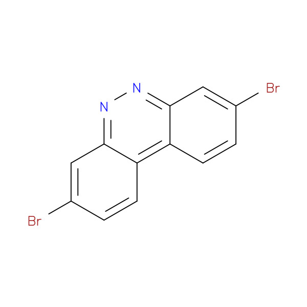 3,8-Dibromobenzo[c]cinnoline 化学構造式