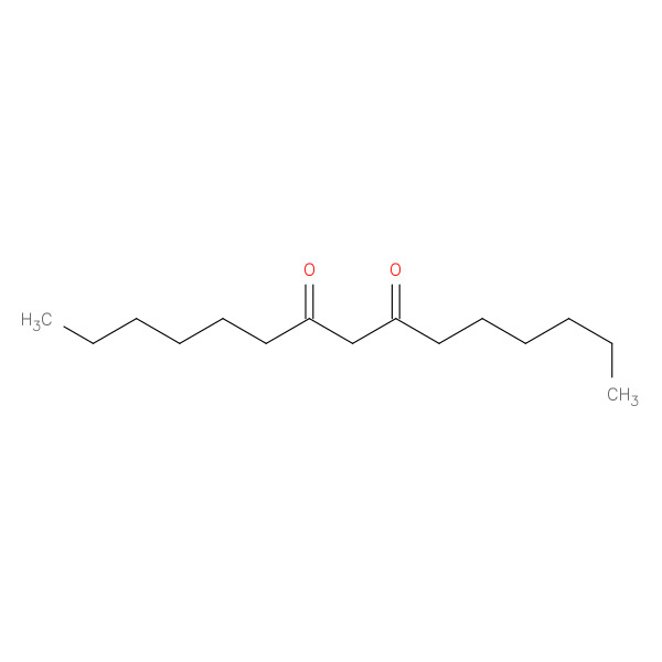 Pentadecane-7,9-dione 化学構造式
