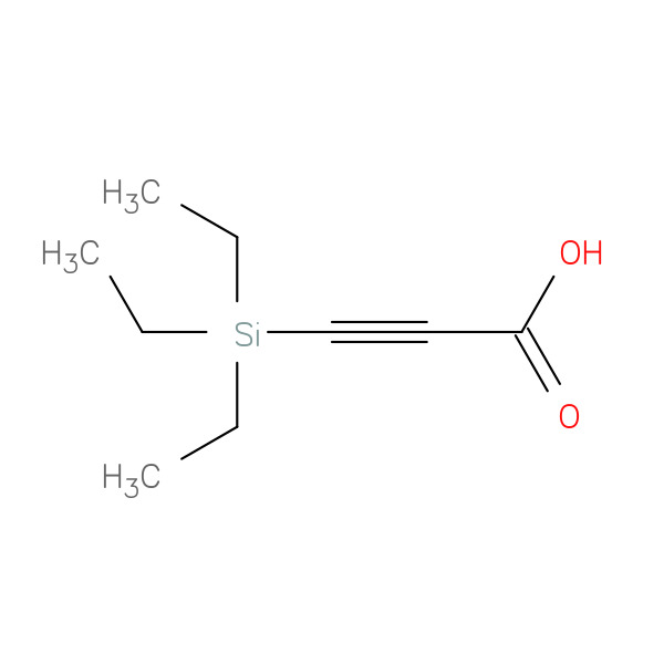 3-(TRIETHYLSILYL)PROPIOLIC ACID 化学構造式
