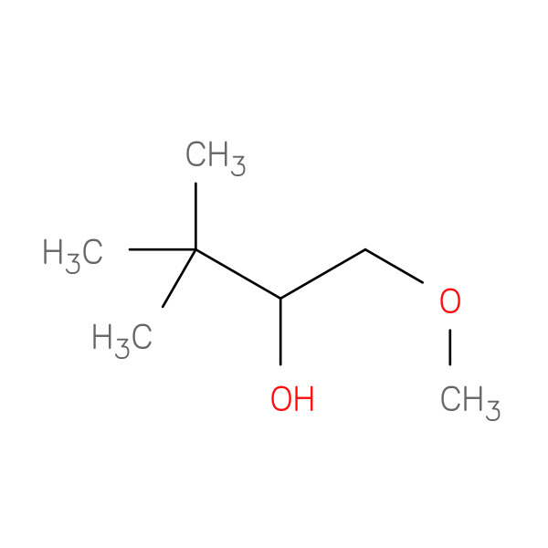 1-methoxy-3,3-dimethylbutan-2-ol 化学構造式