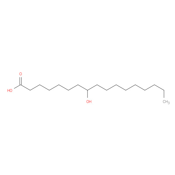 8-HYDROXYHEPTADECANOIC ACID 化学構造式