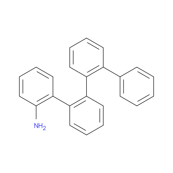 [1,1':2',1'':2'',1'''-QUATERPHENYL]-2-AMINE 化学構造式