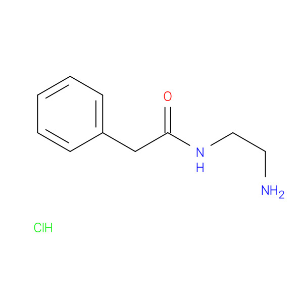 N-(2-aminoethyl)-2-phenylacetamidehydrochloride 化学構造式