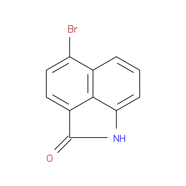 5-BROMOBENZO[CD]INDOL-2(1H)-ONE 化学構造式