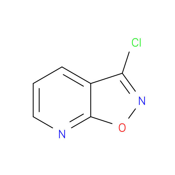 3-CHLOROISOXAZOLO[5,4-B]PYRIDINE 化学構造式